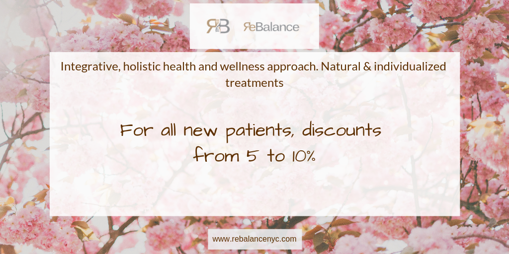 Discount for new patients from ReBalance
